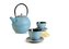 Dárková sada litinové konvičky Soho 1l + 2 šálky s talířky - Ibili