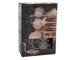 LED ŘETĚZ ŠIŠKY 10 LED, 2XAA