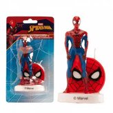 Tortová figúrka Spiderman so sviečkou 9cm - Dekora