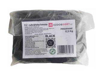 K2 Poťahovacia hmota Čierna 500g