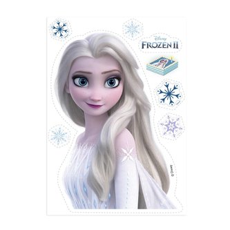 Jedlý papier Frozen II - Ľadové kráľovstvo na vystrihnutie 21x14, 8cm - Dekora