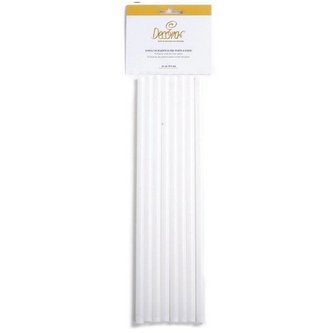 Plastové výztuhy do dortu 8ks průměr 8mm - Decora