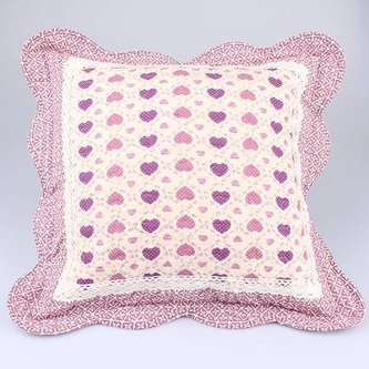 Povlak na polštář 50 x 50 cm Srdíčka - Dakls