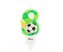 Svíčky na dort číslice 8 fotbal 7,8cm - Godan