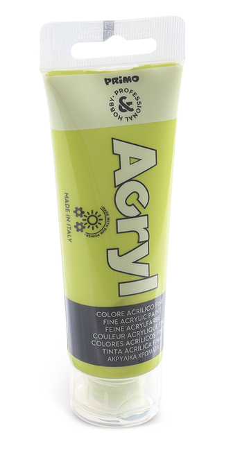 Akrylová barva PRIMO, 75ml, sv. zelená, tuba