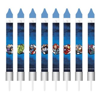 Tortové sviečky Avengers 9cm - Dekora