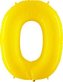 Nafukovací balónek číslo 0 žlutý 102cm extra velký - Grabo