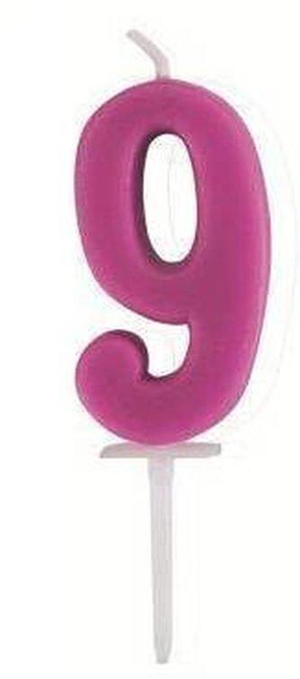 Svíčka „číslice 9“ 7cm - Ibili