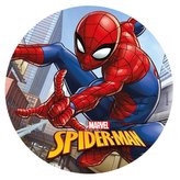 Jedlý papier Spiderman v akcii 20cm - Dekora