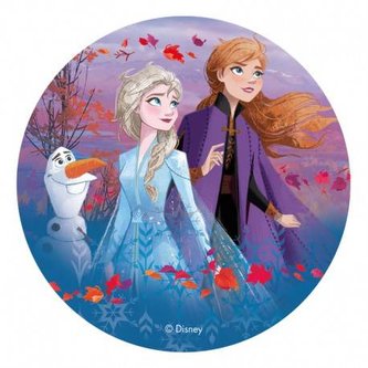 Jedlý papier Frozen 2 Anna A Elsa a Olaf 20cm - Dekora
