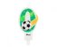 Sviečky na tortu číslica 0 futbal 7,8cm - Godan