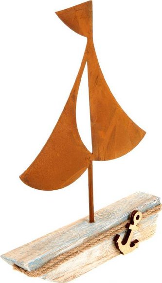 Lodička, dřevěná dekorace KLA402 Art