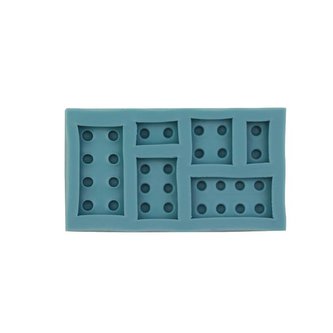 Silikonová formička lego kosty 10x6cm - Cakesicq
