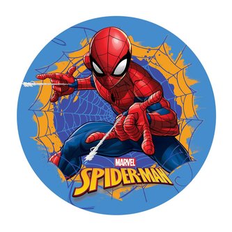 Jedlý papier Spiderman v pavučine 20cm - Dekora