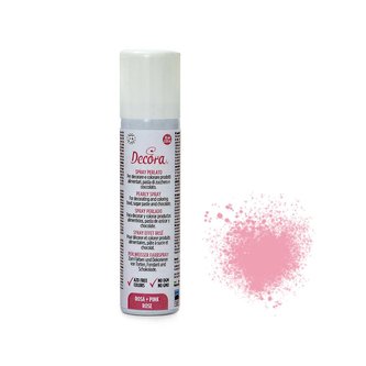 Sprej perleťový růžový 75ml - Decora