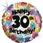 Nafukovací balónek k 30. narozeninám 46cm - Grabo