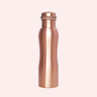 Forrest & Love Měděná lahev matná zaoblená 900 ml