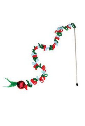 Kong hračka kočka Vánoční udice Kruuse 1ks