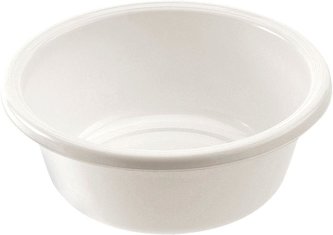 Kulaté umyvadlo 4 l - průměr 28 cm - bílá