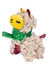 Kong hračka kočka Vánoční lama Kruuse 1ks