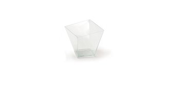 Pohár na pana cottu Charme 180 ml plast 10ks transparentní - ALCAS
