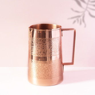 Forrest & Love Měděný džbán s rytým ornamentem 1500 ml