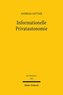 Informationelle Privatautonomie