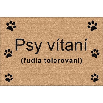 HOME ELEMENTS Rohož 40x60 cm, Psy vítaní (SK)
