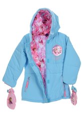 ZIMNÍ BUNDA A RUKAVICE FROZEN - velikost 4