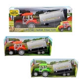 Traktor s přívěsem na setrvačník