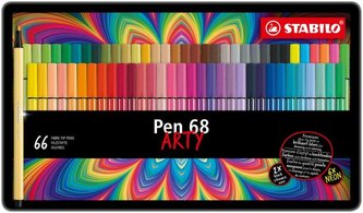 STABILO point 88 Arty kovové púzdro 66 ks