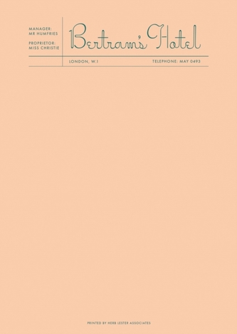 Fictional Hotel Notepads: Bertram's Hotel (pack Of 3)