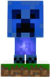 LED světlo Minecraft - Creeper modrý