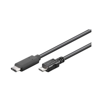 PremiumCord USB 3.1 konektor C/M - USB 2.0 konektor Micro-B/M 1m