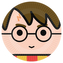 Harry Potter taniere papierové 8 ks 23 cm