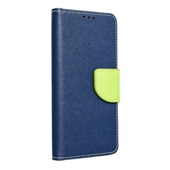 Smarty flip pouzdro Huawei P40 Lite modré/limetkové