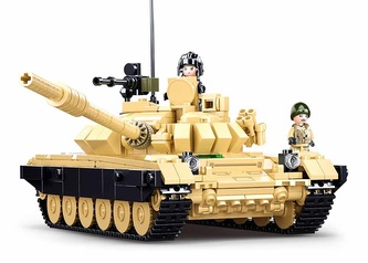 Sluban Model Bricks M38-B1011 Hlavný bojový tank T-72B3 2 v 1