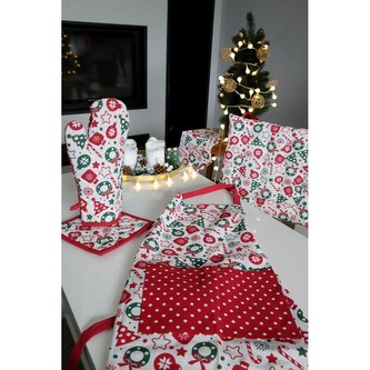 HOME ELEMENTS Kuchyňská zástěra 60*80 cm, Sladkosti