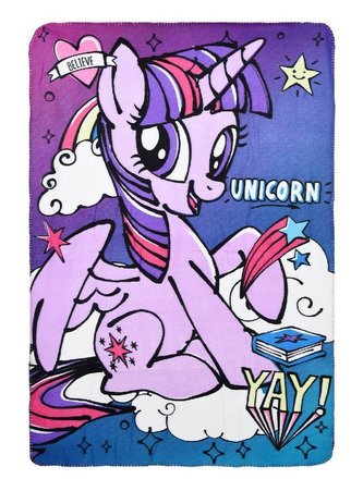 FLÍSOVÁ DEKA MY LITTLE PONY