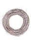 Veniec z prútia, farba šedobiela