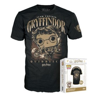 Funko POP Tee: Harry Potter - Quidditch (velikost S)