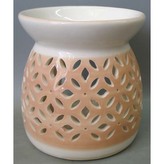 Aróma lampa, porcelánová. Krémová farba.