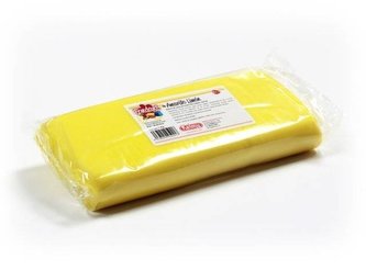 Poťahovacia hmota 1 Kg - citrónovo žltá - Kelmy