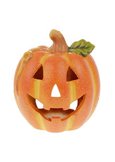 Dýně, dekorace z terakoty na čajovou svíčku