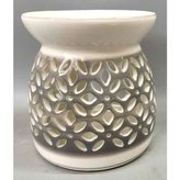 Aróma lampa, porcelánová. Šedivá farba.