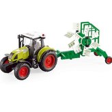 Traktor mówiący z przyczepą