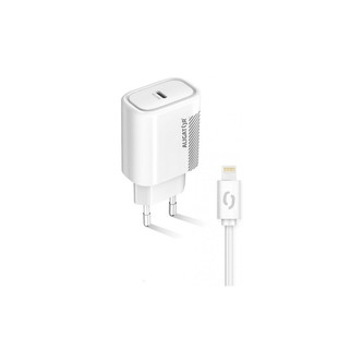 ALIGATOR síťová nabíječka PD 20W USB-C pro iPhone/iPad bílá
