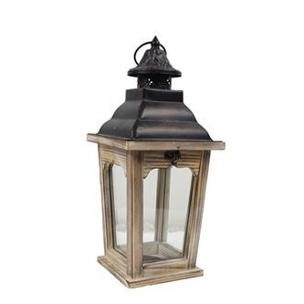 Dřevěná lucerna D1135