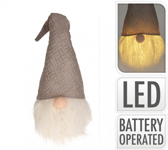 Skřítek Martin 70 cm šedý