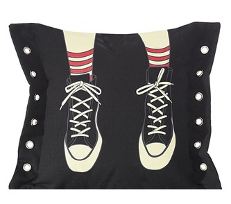 Polštář BOOTS černá 40x40 cm  Mybesthome